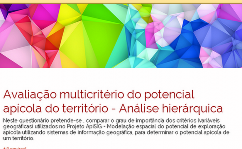 Projeto ApiSIG – Questionário aos Apicultores